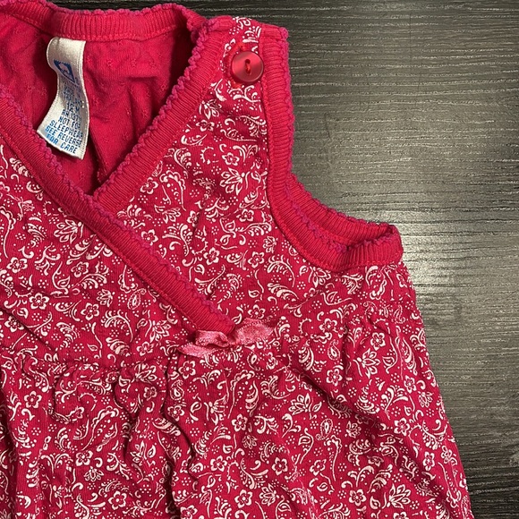 Hot Pink Cotton Romper - Picture 3 of 3